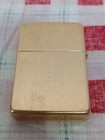 Vintage Zippo Cigarette Lighter Gold Elegance Diagonally Lined No Wick Or Flint