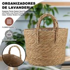1 Piece Plant Pots Seagrass Planter Basket Flower Pot Cover Wicker Trash V8o2