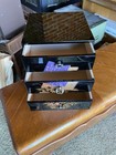 Vintage Japanese Lacquer 3 Drawer    box     Brand New In Original Box 