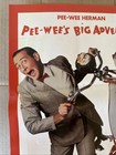 Pee-wee s Big Adventure Videocassette Laserdisc Promo Poster Paul Reubens Htf