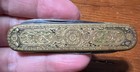 Vintage Solingen Hoffritz Ny German Brass Pocket Knife