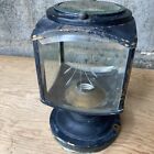 Antique Copper Porch Light Fixture - Etched Wheat Cattail Glass