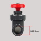 Pvc Grey Gate Valve Metric 20 25 32 40 50mm For Aquarium Fish Tank Plumbing Sump