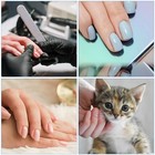 10pcs Nail File Buffer Set 100 180 Grit  Manicure Tools For Acrylic   Natural