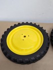 Ertl Pedal Tractor Rear Wheel 12 X 1 75 Set John Deere Yellow