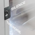 Brainexploder Door Silencer Strike Plate - Flexible  Noise Single Black
