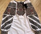 Vyshyvanka Woman Ukrainian Embroidery Embroidered Blouse Xs - 5xl Choice Color