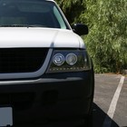 Upgrade Led Projector Headlights Pair 2002-2005 For Ford Explorer Gloss Black