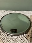 Antique Plateau Beveled Dresser Edged Mirror Vanity Tray 10  Footed