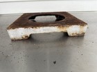 Architectural  Salvage Primitve  Farmhouse Cast Iron Porch Posts Pillar Base