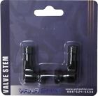 Black Right Angle Valve Stem Assembly Billet Aluminum Brand New Made In The Usa