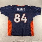 Denver Broncos Champion 84 Sharpe Football Youth Jersey Xl 18-20 Navy Orange Vtg