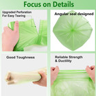 1 2 Gallon Small Biodegradable Trash Bags Compostable Liners 120 Count Green