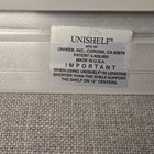 Uniweb Unishelf Commercial Shelving System 2 Wall Panels 6 Shelf Supports Nos
