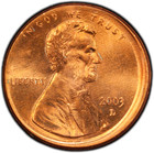 2003 D Pcgs Ms65 - Large Broadstrike Lincoln Cent  Rare Mint Error - Free Ship 