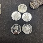 1963 Canada Uncirculated  50 Cents Coin 80  Silver