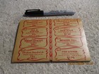 Rare Miracle Food Drive-in Jumbo Matchbook Menu Feature Columbus  Ohio Vintage