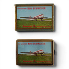 1960 Anheuser Busch On Airliner Miss Budweiser Airplane Deck Of Playing Cards