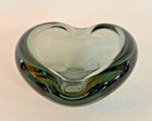 Vintage 1958 Per Lutken Holmegaard Glass Ashtray Mcm Minimalist Signed  4063