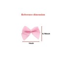 80pcs Mini Satin Ribbon Bows Flowers 1  X3 4 appliques Diy Craft Scrapbooking   