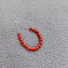 100  Natural Coral Loose Beads Red Coral Gemstone Undyed Italian Sea Coral Beads