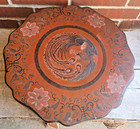 Antique Chinese Lacquered Wood Wedding Box   18      