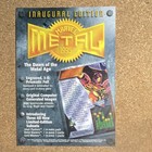 Marvel Metal 1995 Trading Card Lot  4  Iron Man Venom Wolverine Magneto Foil