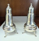 Vintage Empire Sterling Silver Salt And Pepper Shakers