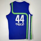 Pete Maravich  44 Blue Basketball Jersey Brand New Fan Jersey Sewn S-2xl