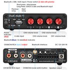 Douk Audio M4 Hifi 4 Channel Amplifier W  Bluetooth Receiver Digital Amp 