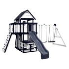 Backyard Discovery Canyon Creek White Cedar Swing Set Playset