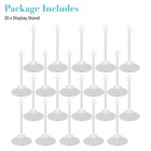 20 Set Doll Stand Display Holder For 11 -13  Doll Transparent Model Rack Support