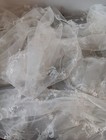 Vintage Lace Estate Find 6 Yards By 54  Ivory Rare Wedding Embroidered Scalloped