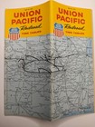Apr 1970 Union Pacific Railroad Public Timetable Train Stations Index Map Up 3k