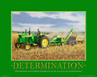 John Deere Tractor Motivational Poster Art Print Farming Charles Freitag Artwork