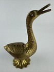 Vintage Brass Duck Incense Burner Chinese Style Home Decor Goose Statue