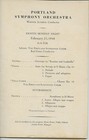 Werner Janssen Conductor Feb 23 1948 Portland Or Symphony Orchestra Program