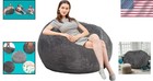 3ft Faux Fur Bean Bag Chair Memory Foam Indoor Lounge For Adults Teens