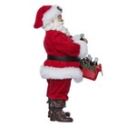 Kurt Adler Fabriche Christmas Figurine  Coca-cola Santa Opening A Coke 10 5in