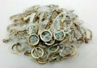 Lot Of 100 Brass Magnifying Glass Keychain Nautical Gift Lens Key Chain