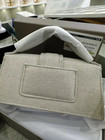 New Arrival     Jacquemus Leather The Large Bambin0 Les Classiques Bag Size 20cm
