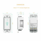 Smart Switch Wifi Light Wall Works With Alexa Ifttt Smart Life Google Home