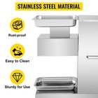 Commercial 500kg h Meat Cutting Machine 3mm Blade Meat Slicer Cutter Dicer