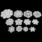 24 Pcs Hand Crochet Lace Doilies  Handmade Vintage Round Lace Doilies Placema   