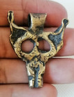Rare Ancient Viking Celtic Bronze Amulet Pendant Antique Artifact Authentic