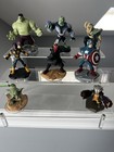 Disney Infinity Figure Lot 8 Marvel 2 0 star Wars 3 0 Captain America Hulk Yoda