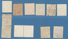 1921-33 Latvia Selection Of 12 Stamps Used 3662