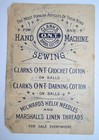 Antique Clark s O n t Spool Cotton Trading Card Columbian Exposition 1893