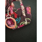 Vera Bradley Mod Floral Print Mini Purse Keychain Key Ring Coin Bag