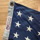 Vtg Us American Flag Annin Defiance 48 Stars 2x3    Cotton Bunting Two Ply Guc